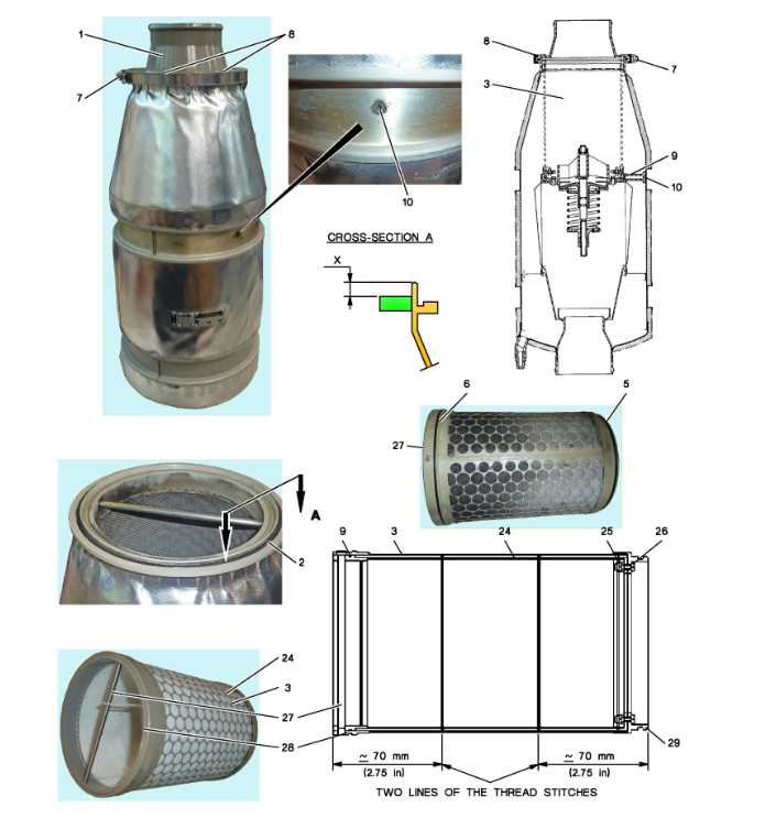 Falcon 900 LP Water Separator